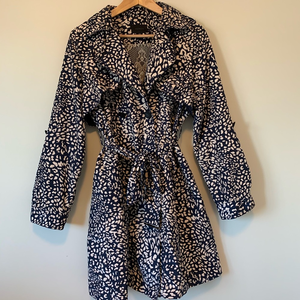 Animal Print Trench Coat - Picture 6 of 13